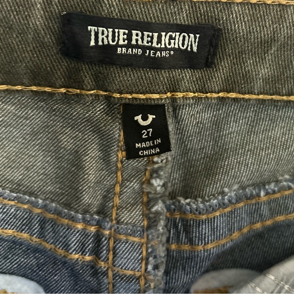 True Religion Colorblock mid rise flare jeans - Picture 5 of 8